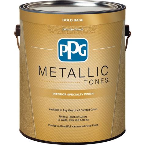 metallic wall paint home depot